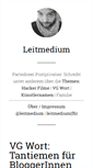 Mobile Screenshot of leitmedium.de